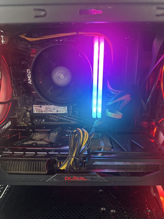 Vand kit ryzen 5-4500,rx vega 56-8gb si placa de baza msi a520m-a pro