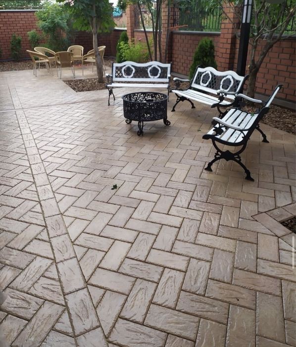 Тротуарная плитка, брусчатка «Кремль»