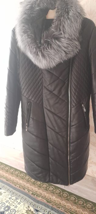 Женское пальто кожазам