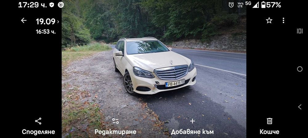 Mercedes е класа w212 2016г бартер