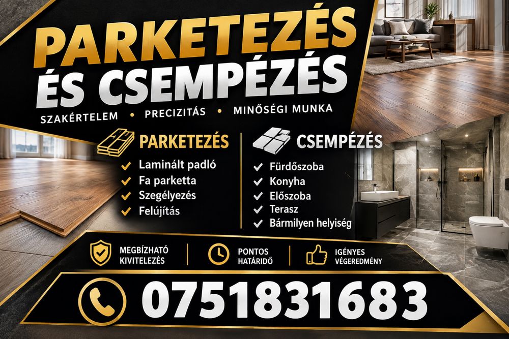 Parketezés és burkolás