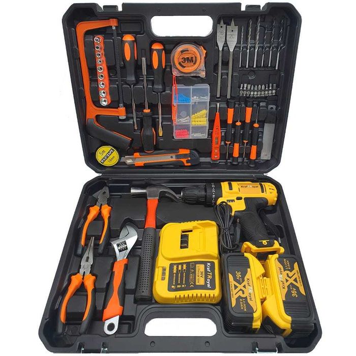 Ударен Винтоверт KrafT Royal 36V + 111 части