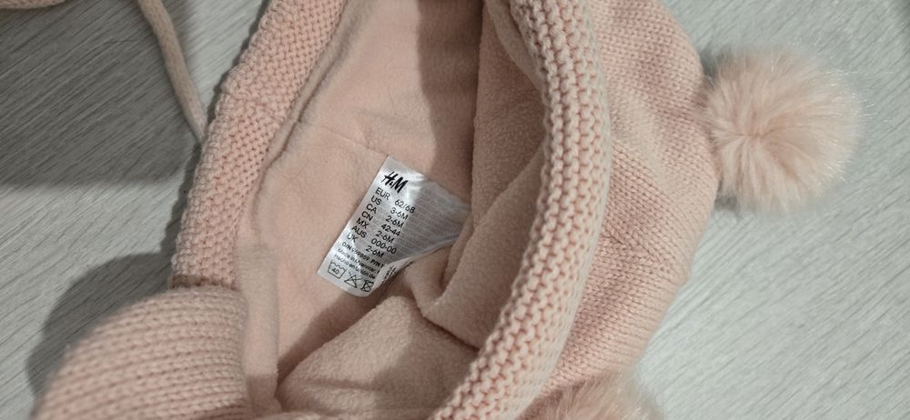 Caciula iarna fetite 3-6M