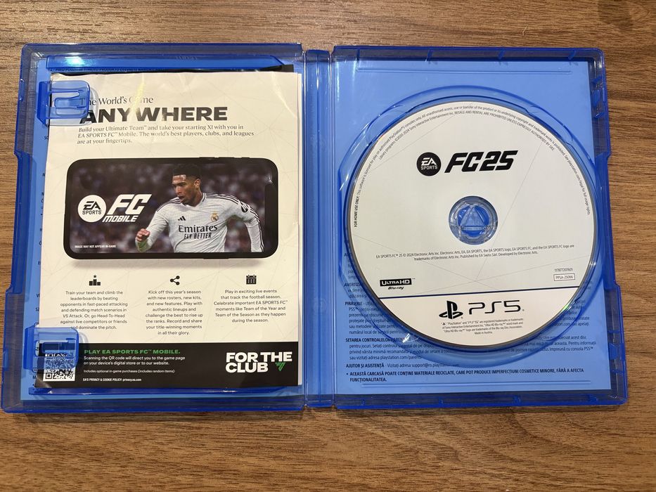 Игра FIFA 25 за PlayStation 5.