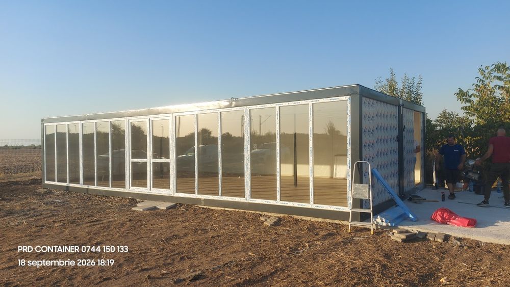 Vand container tip vitrina 6x12m