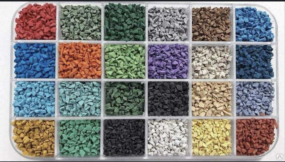 Rezina granula stadion gazon uchun