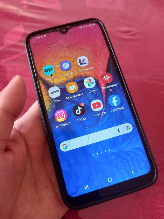 Самсунг а10 в рабочем состоянии