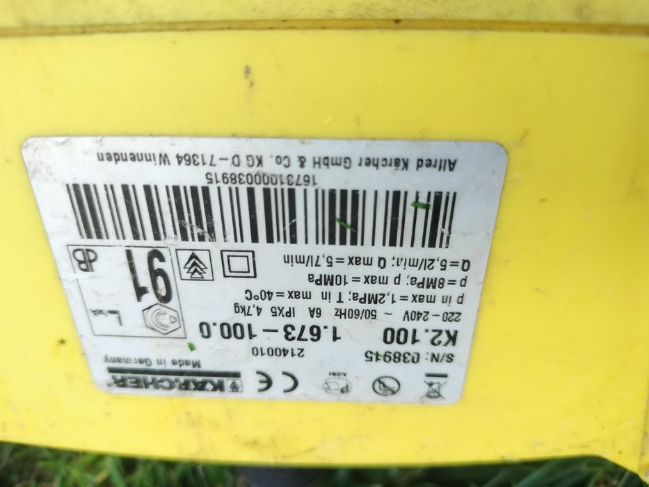 Aparat Karcher de spălat cu presiune