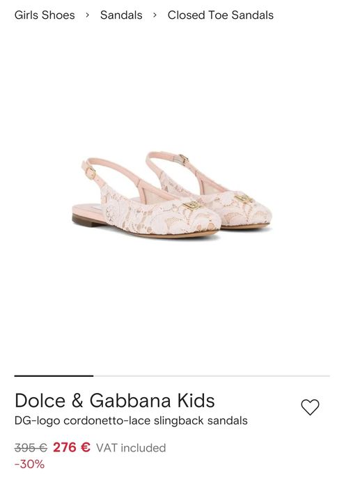 Оригинални Dolce Gabbana детски обувки
