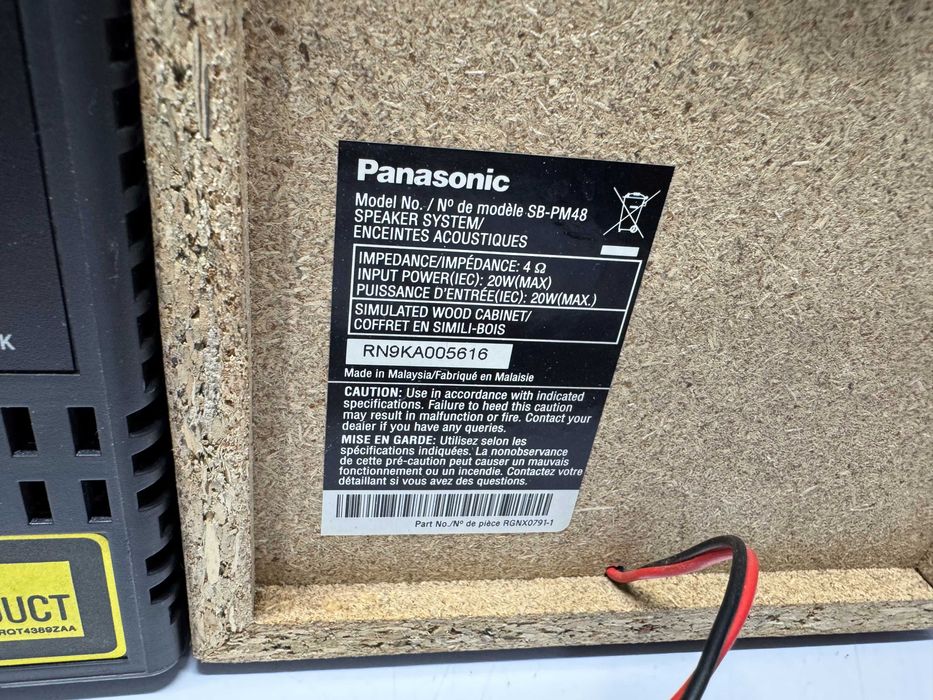 Аудио система / уредба - Panasonic SA-PM38DB