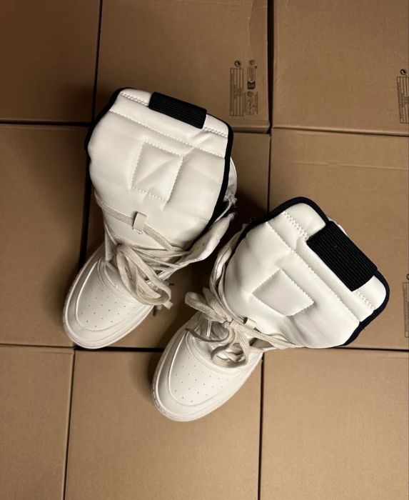 кеды rick owens geobasket milk