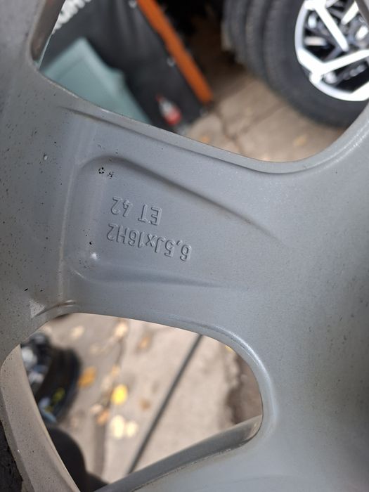 2броя 16" 5Х100мм Фолксваген, 5X100 VW ORIGINAL