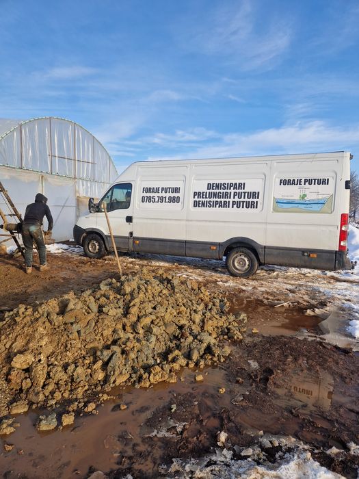 Executăm lucrări de foraje puțuri apa  în toată tara