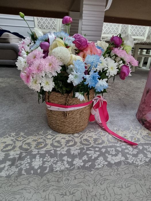 Цветы свежие сатылады