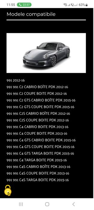 Apărătoare noroi dreapta fata Porsche 911 Carrera /cod-99150450200 OEM