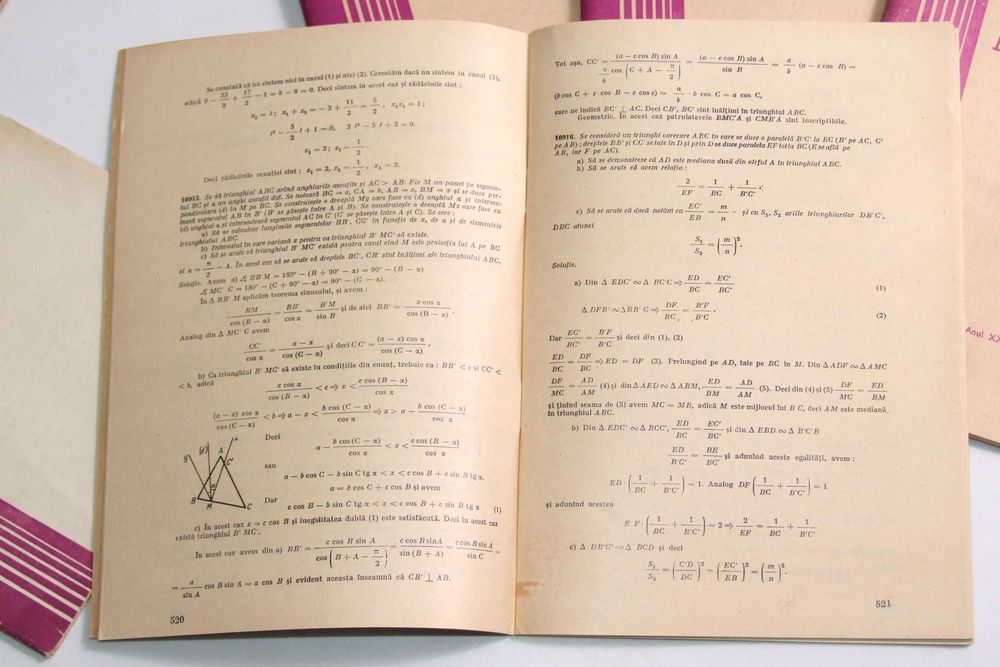 Gazeta Matematica, 30 numere, probleme date la olimpiade, admitere...