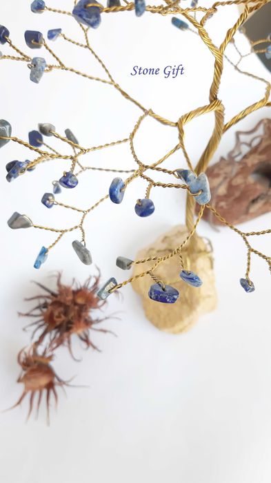 Дръвче Лазурит, Подарък Сватба, Идея Годишнина,Кръщане, Подарък Класна