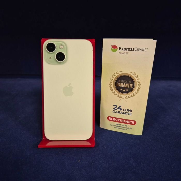 Apple iPhone 15 128 GB ( B32651.1 / Ag28 Doi Baieti ) Garantie 2 ani !