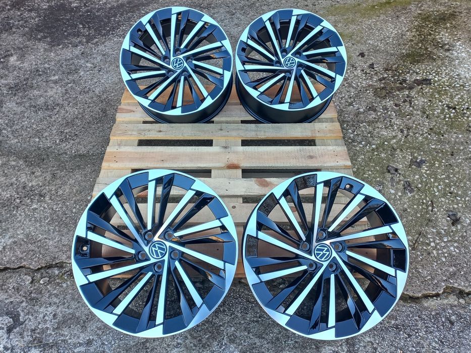 18"5×112 Skoda Seat Vw 8ж ет40 Чисто Нови Golf Passat Tiguan Touran Octavia Superb Leon Ateca