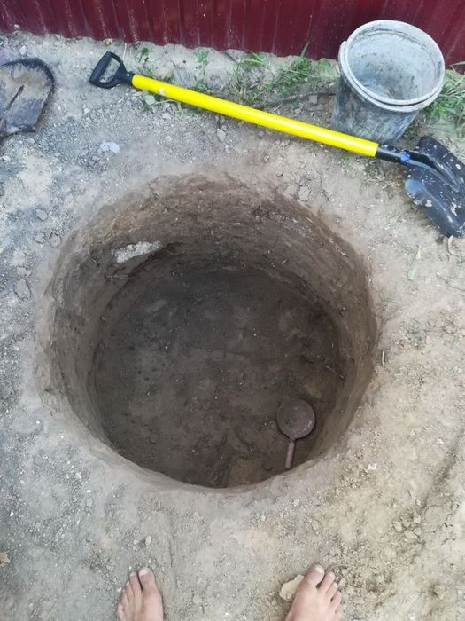 Септик траншей капаем