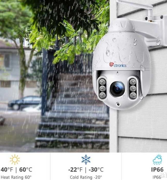 Ctronics 5x WiFi PTZ IP камера