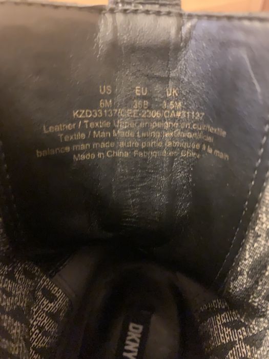 Ботинки женские, кожа, челси, DKNY (оригинал)