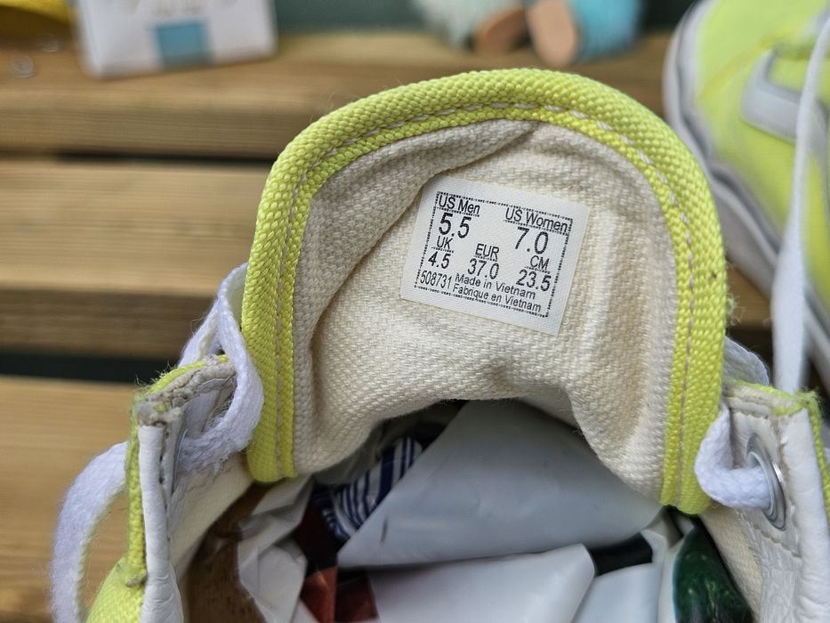 Vans кецове в неоново жълто N37