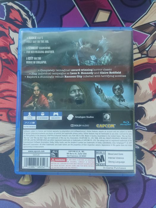 продам диск resident evil 2 remake