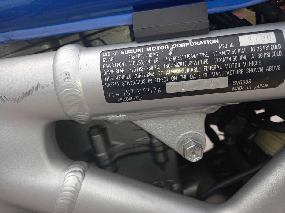 Suzuki sv 650 на части