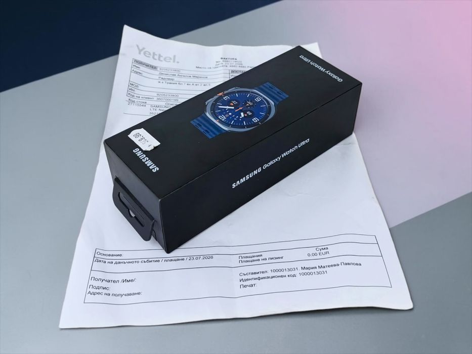 НОВ! Samsung Galaxy Watch Ultra 2025 LTE 47mm Blue 3г. Гаранция!