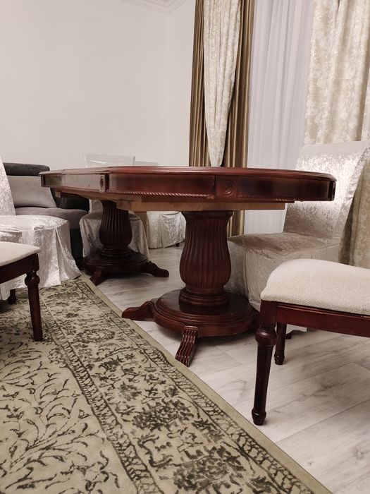 Стол Дубовый со стульями