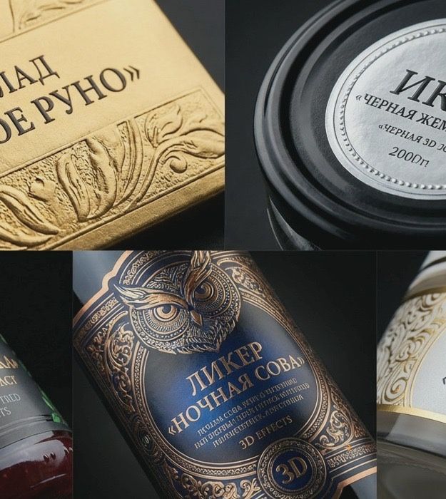 Этикетки самоклеющие