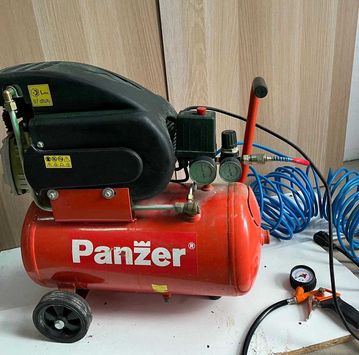 Compresor aer, Panzer FL20-24, 1.5 kW, 2 CP, 24 litri
