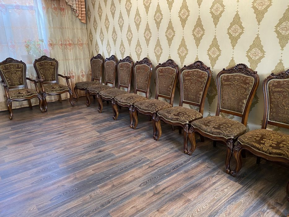 Стол Гостинный + 10 стульев + доставка