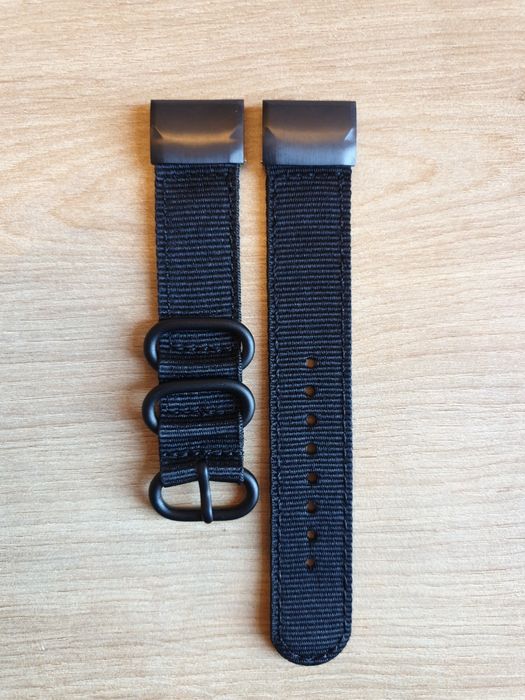 Curea material textil tip NATO pt fenix 3 HR, 5X, 6X pro, 5, 6 pro, 7S