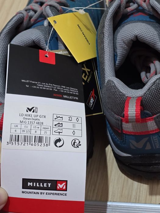 Bocanci munte, trekking shoes Millet, GoreTex, marime 39.5