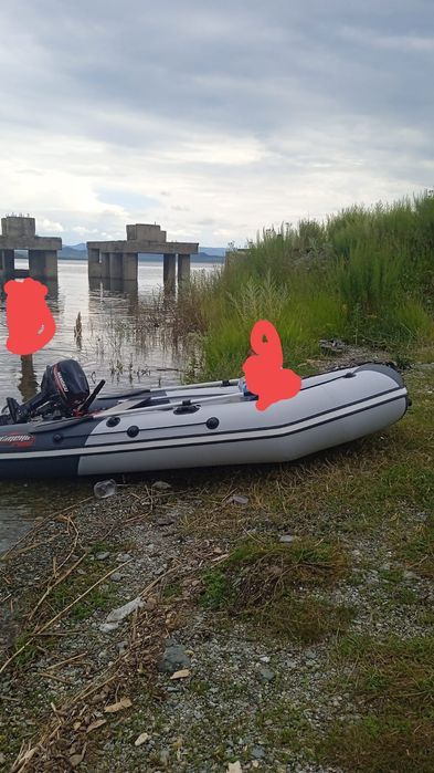 Продам лодку+двигатель