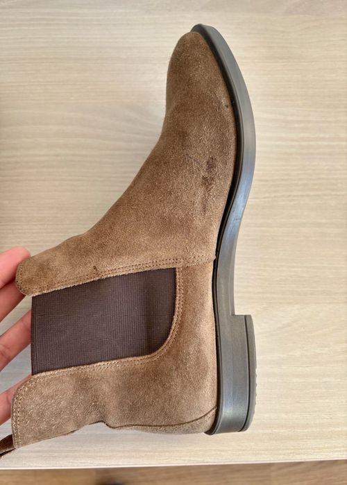 Botine ECCO din piele intoarsa