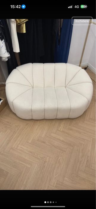 Canapea Alba Mobexpert