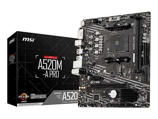 Procesor Ryzen 5 5600x + Placa de baza MSI A520M-A PRO