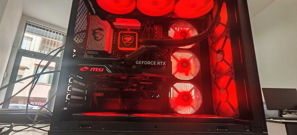 Супер Геймърско PC Ryzen 5 9600X/32Gb 6000 Kingston/1TB SSD/MSI RTX 5060/WiFi&BT/Гаранция