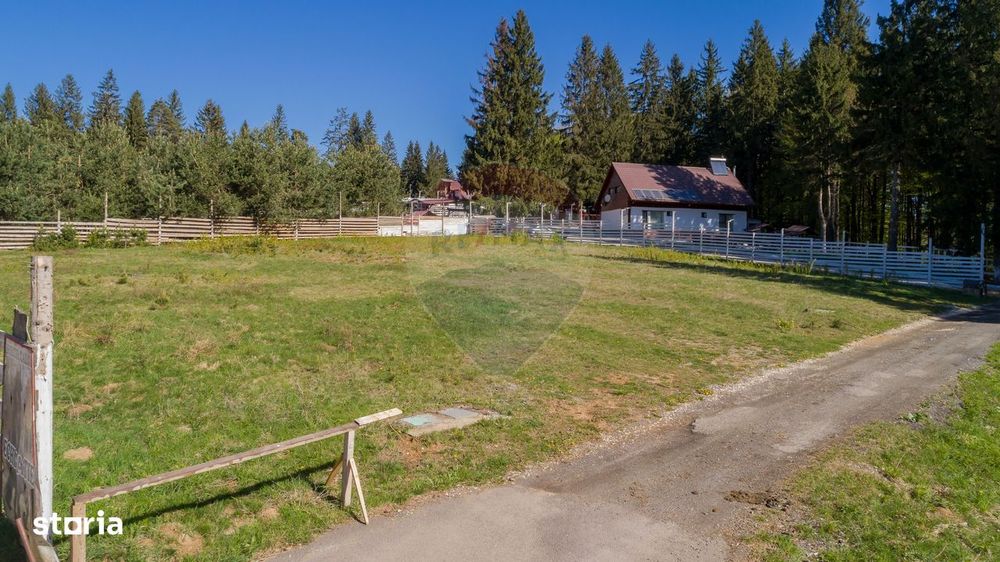Poiana Brașov | teren cu panoramă largă către munți