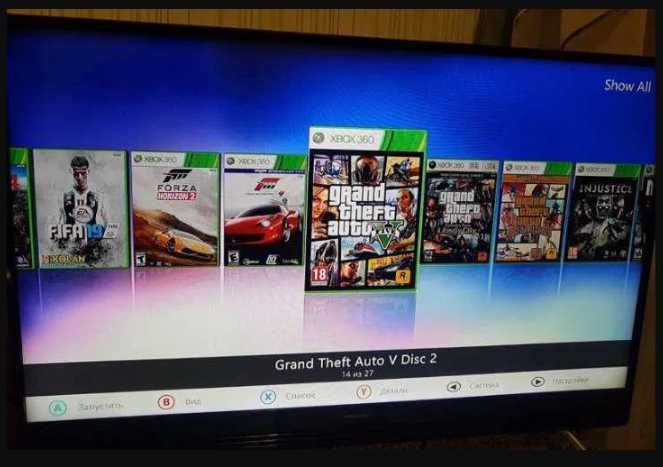 xbox 360 E + игры прошитый Freeboot