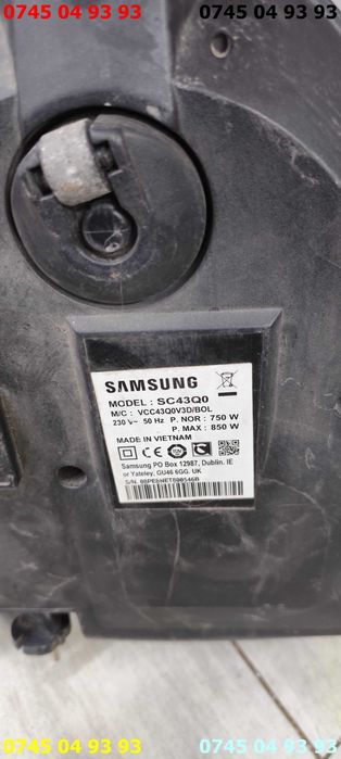 aspirator samsung complet SC43Q0 albastru 2 filtre hepa cu proba