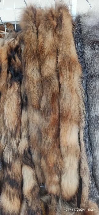 Елегантни естествени кожи от лисица!