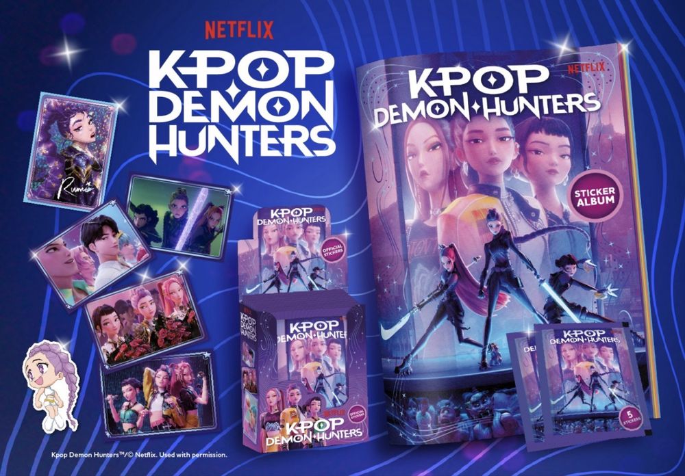 Kpop Demon Hunters албум СЪС СТИКЕРИ