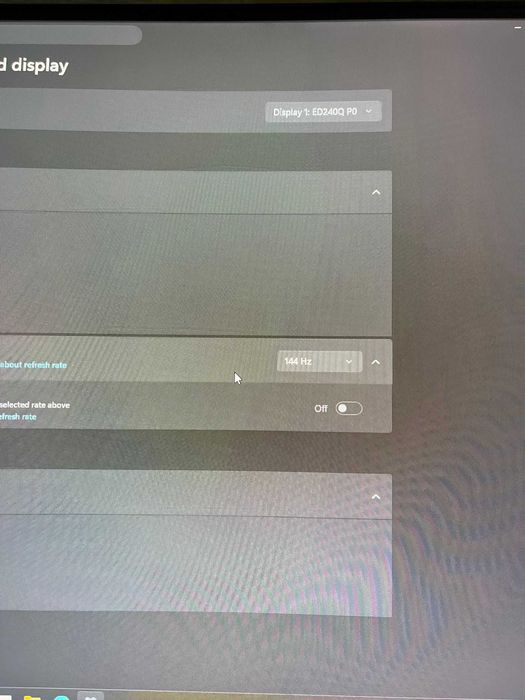 Monitor Acer 144hz 60cm diagonala , curbat la super pret!!!!