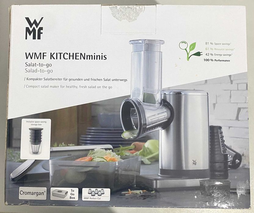 Razatoare WMF 41640011 Salat-to-go 150W 5 cutite InoxCromargan FIX 200