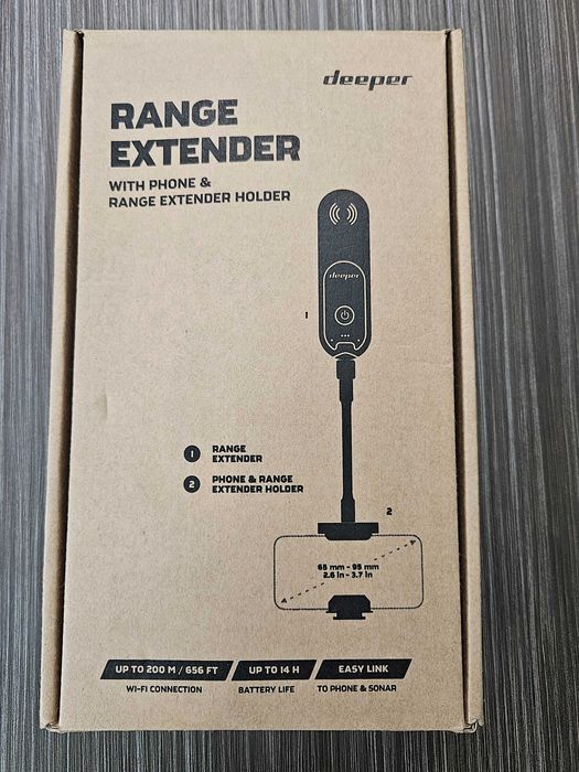 Deeper Smart Sonar PRO+ в комплект с Deeper Range Extender