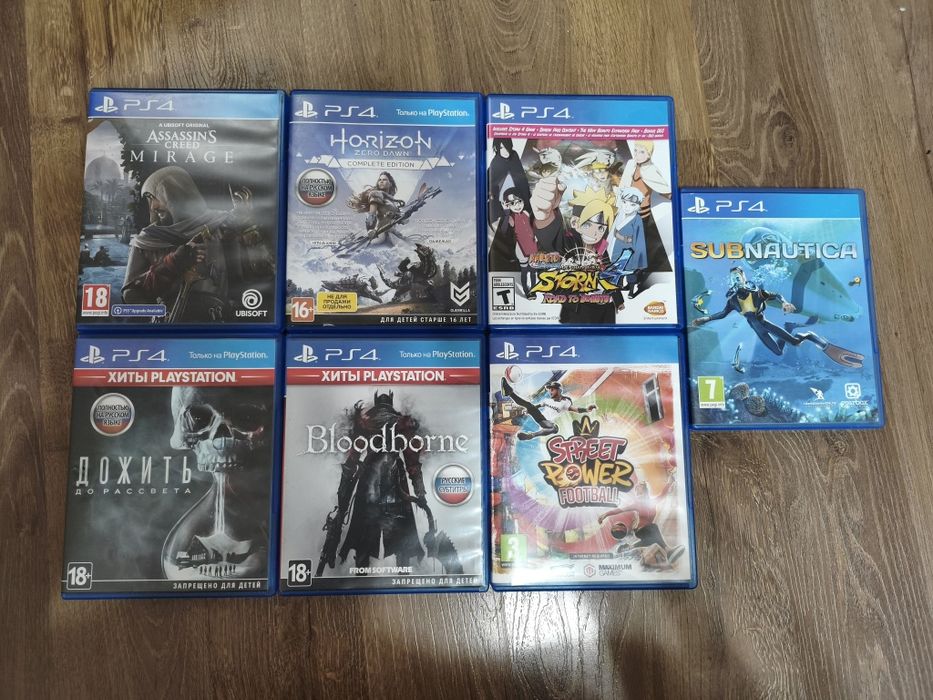 Диски на playstation 4